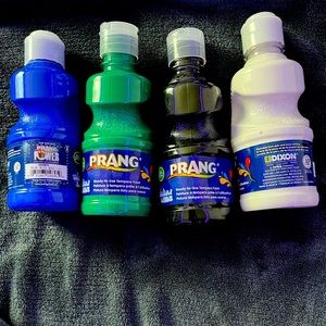 New Prang Washable Tempera Paint 4 Count